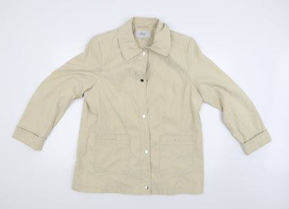 Womens UK Size 16 EWM Beige Jacket