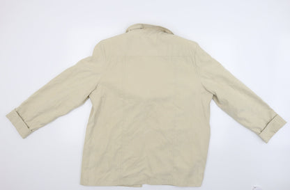 Womens UK Size 16 EWM Beige Jacket
