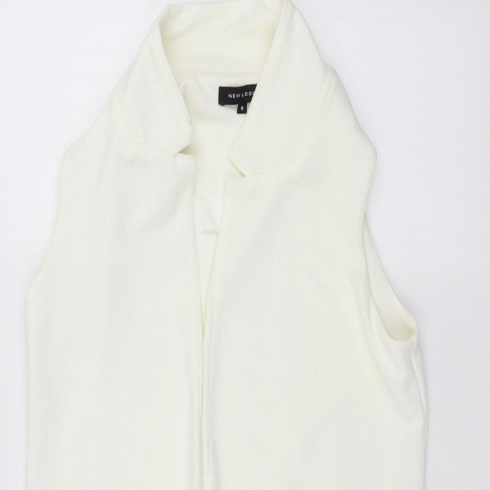 Womens UK Size 8 New Look White Jacket