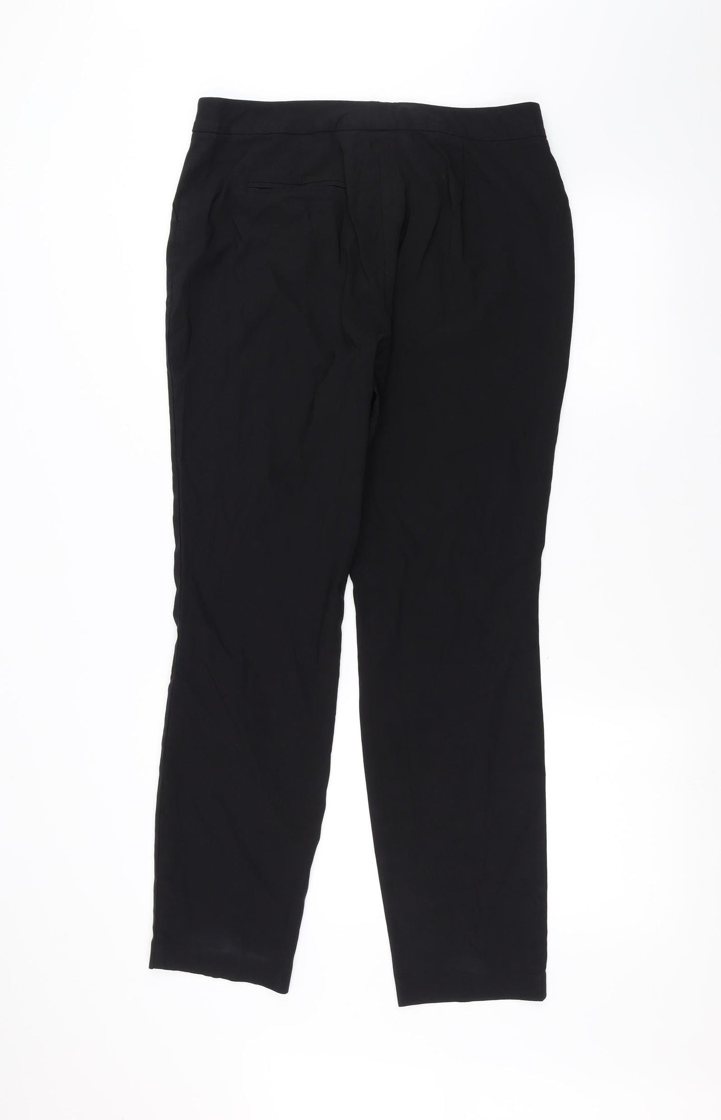 Womens UK Size 14 Papaya Regular Fit  Black Trousers