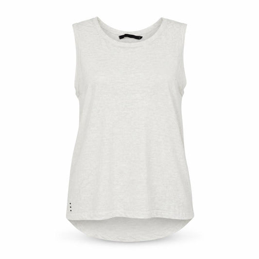 Womens UK Size 14 Crafted White Basic Tank
