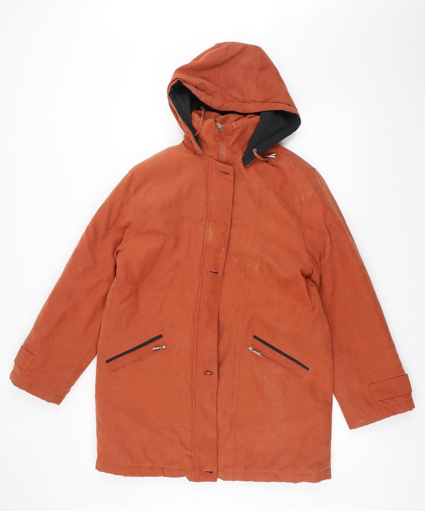Womens UK Size 12 River Oak Brown Parka Coat