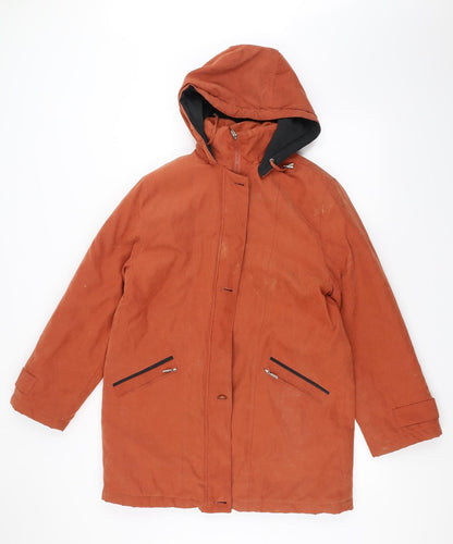 Womens UK Size 12 River Oak Brown Parka Coat