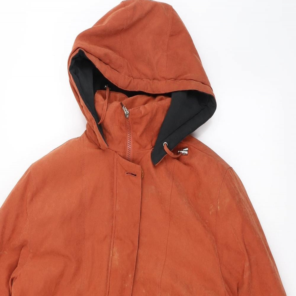 Womens UK Size 12 River Oak Brown Parka Coat