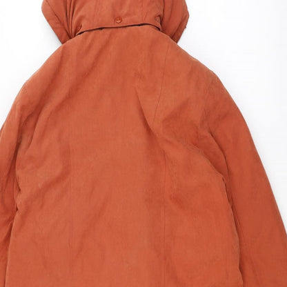 Womens UK Size 12 River Oak Brown Parka Coat