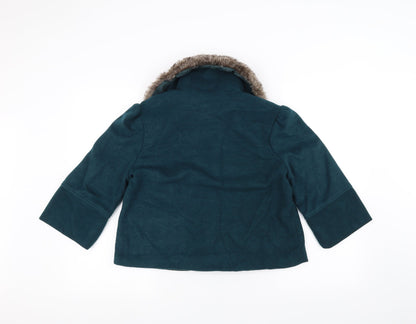 05/06 Womens Green   Jacket Coatigan Size L