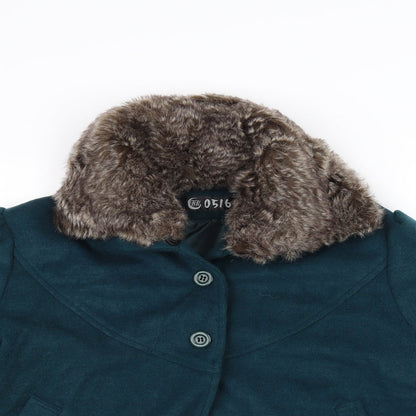 05/06 Womens Green   Jacket Coatigan Size L