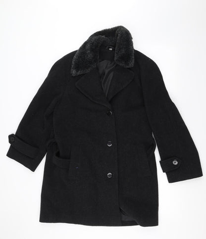 Womens UK Size 12 Preworn Black Jacket