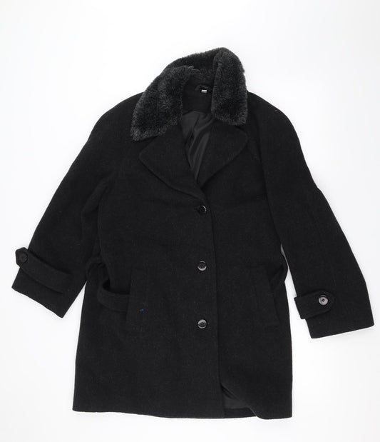 Womens UK Size 12 Preworn Black Jacket