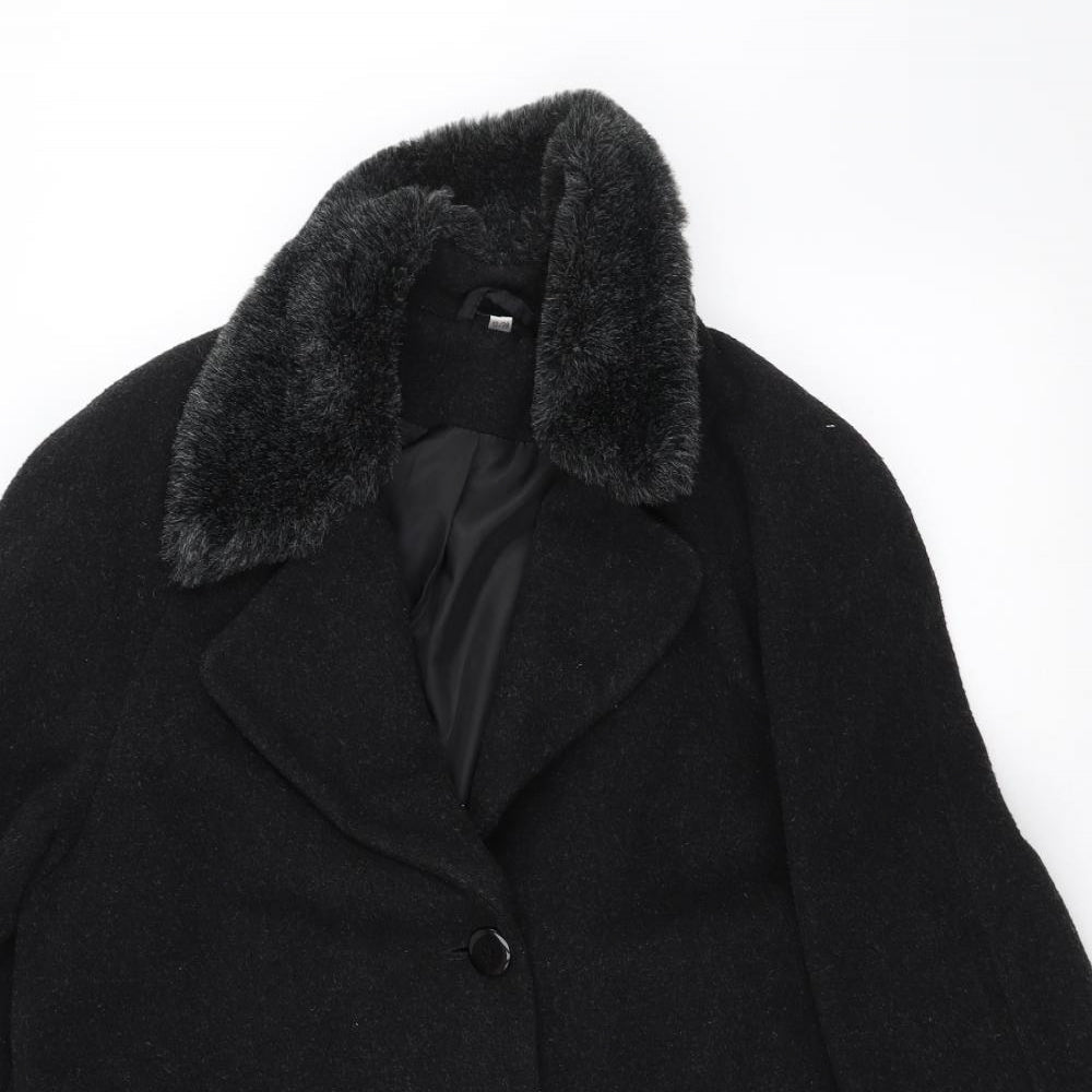 Womens UK Size 12 Preworn Black Jacket
