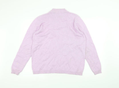 ISLE Womens Purple   Pullover Jumper Size M