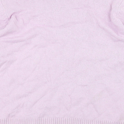ISLE Womens Purple   Pullover Jumper Size M