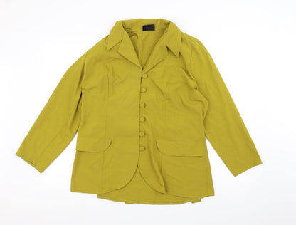 essence Womens Yellow   Jacket  Size 16