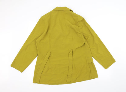 essence Womens Yellow   Jacket  Size 16