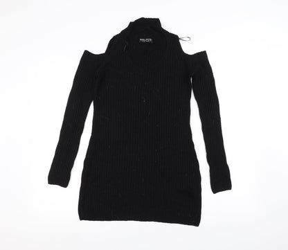 Womens UK Size 6 Select Black Basic T-Shirt