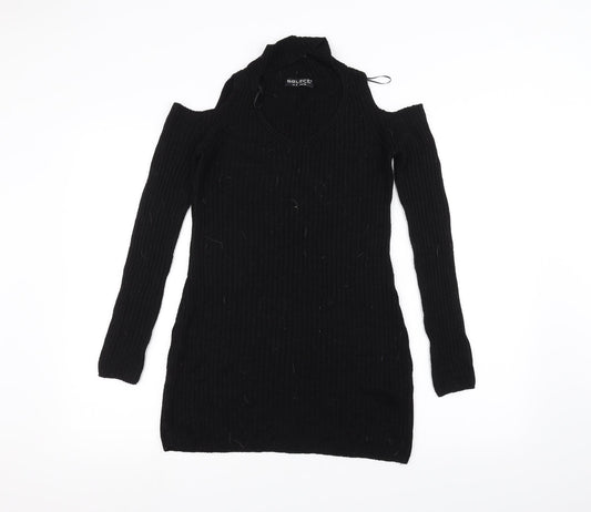 Womens UK Size 6 Select Black Basic T-Shirt