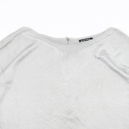 Per Una Womens Grey   Pullover Jumper Size 12