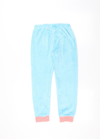 Disney Girls Blue   Sweatpants Trousers Size 7-8 Years