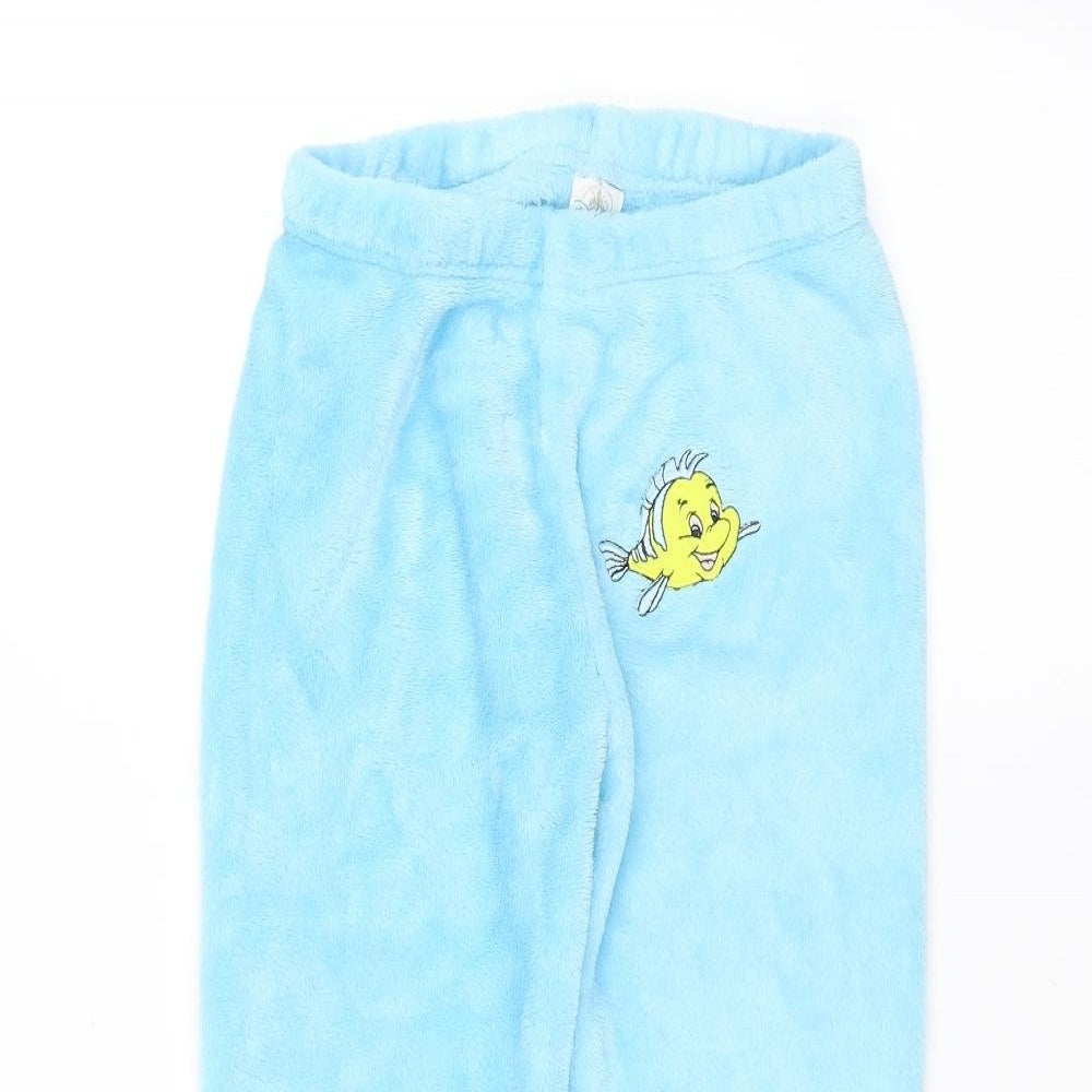 Disney Girls Blue   Sweatpants Trousers Size 7-8 Years
