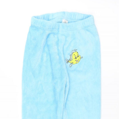 Disney Girls Blue   Sweatpants Trousers Size 7-8 Years