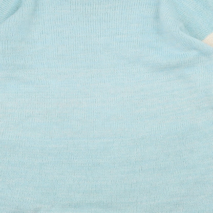 Internacionale Womens Blue  Knit Pullover Jumper Size S