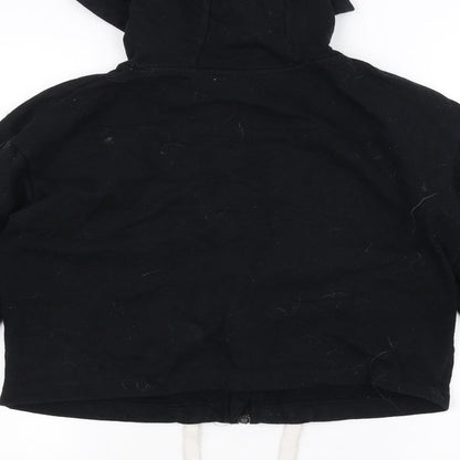 E-vie Girls Black   Full Zip Hoodie Size 13-14 Years