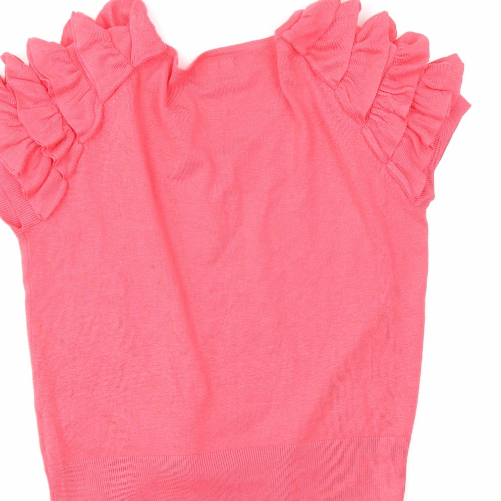 Papaya Womens Pink   Cardigan Jumper Size 14