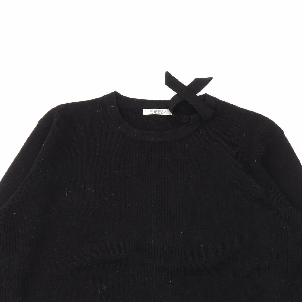 Berkertex Womens Black   Pullover Jumper Size 14