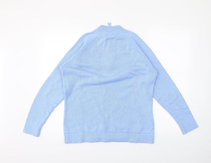 Signiture Womens Blue   Henley Jumper Size XL
