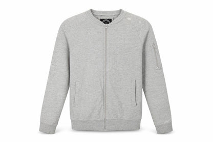 Mens UK Size L Genetic Apparel Grey Full Zip Sweatshirt