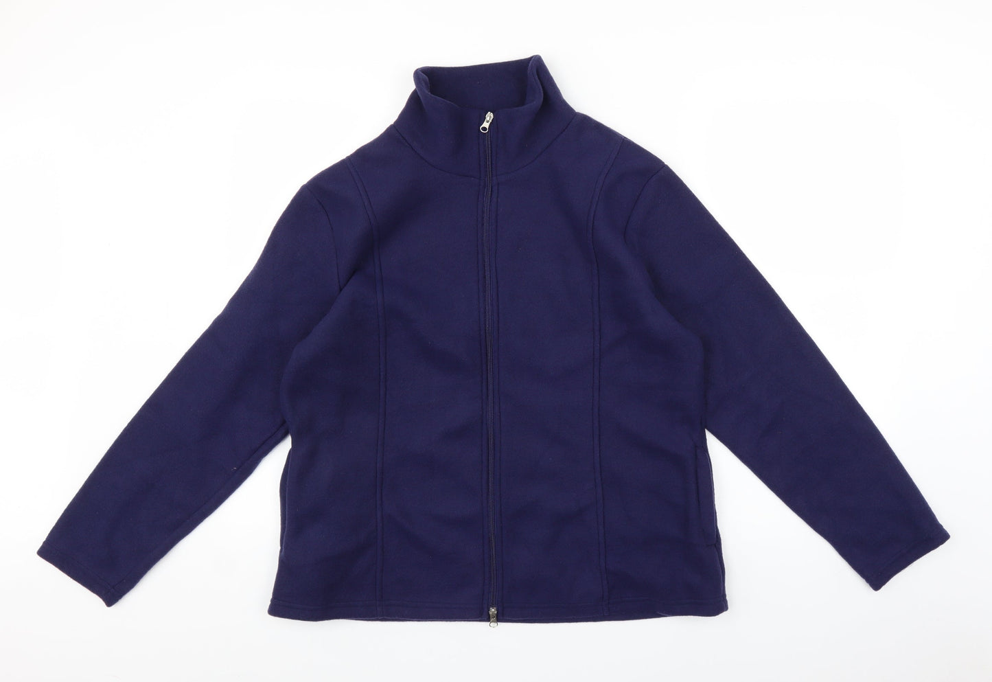 Anna De Lancay Womens Purple   Full Zip Sweatshirt Size M