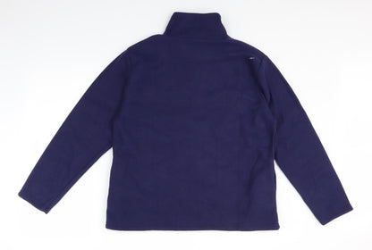 Anna De Lancay Womens Purple   Full Zip Sweatshirt Size M