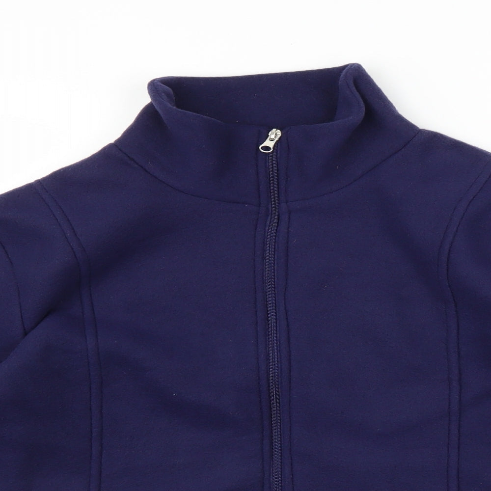 Anna De Lancay Womens Purple   Full Zip Sweatshirt Size M