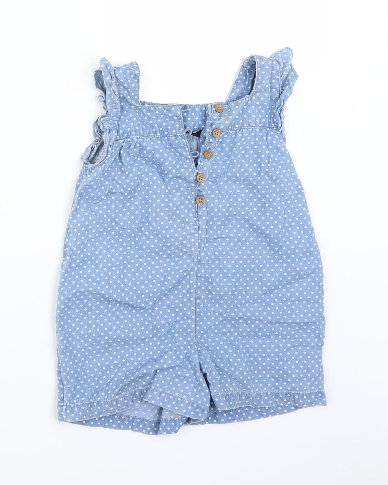George Baby Blue Polka Dot  Unitard One-Piece Size 18-24 Months