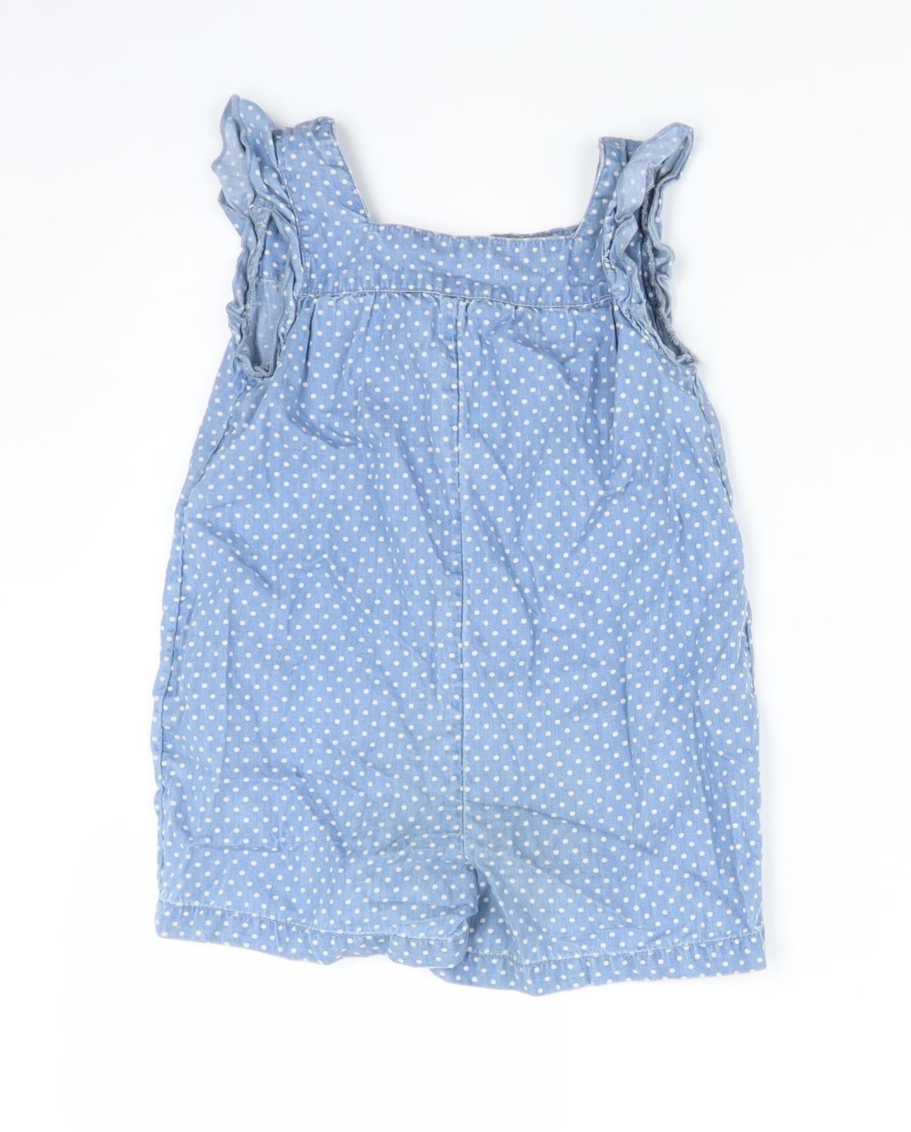George Baby Blue Polka Dot  Unitard One-Piece Size 18-24 Months