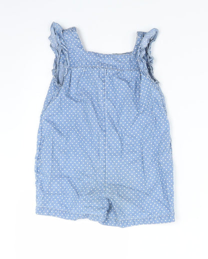 George Baby Blue Polka Dot  Unitard One-Piece Size 18-24 Months