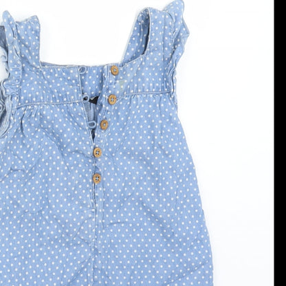 George Baby Blue Polka Dot  Unitard One-Piece Size 18-24 Months
