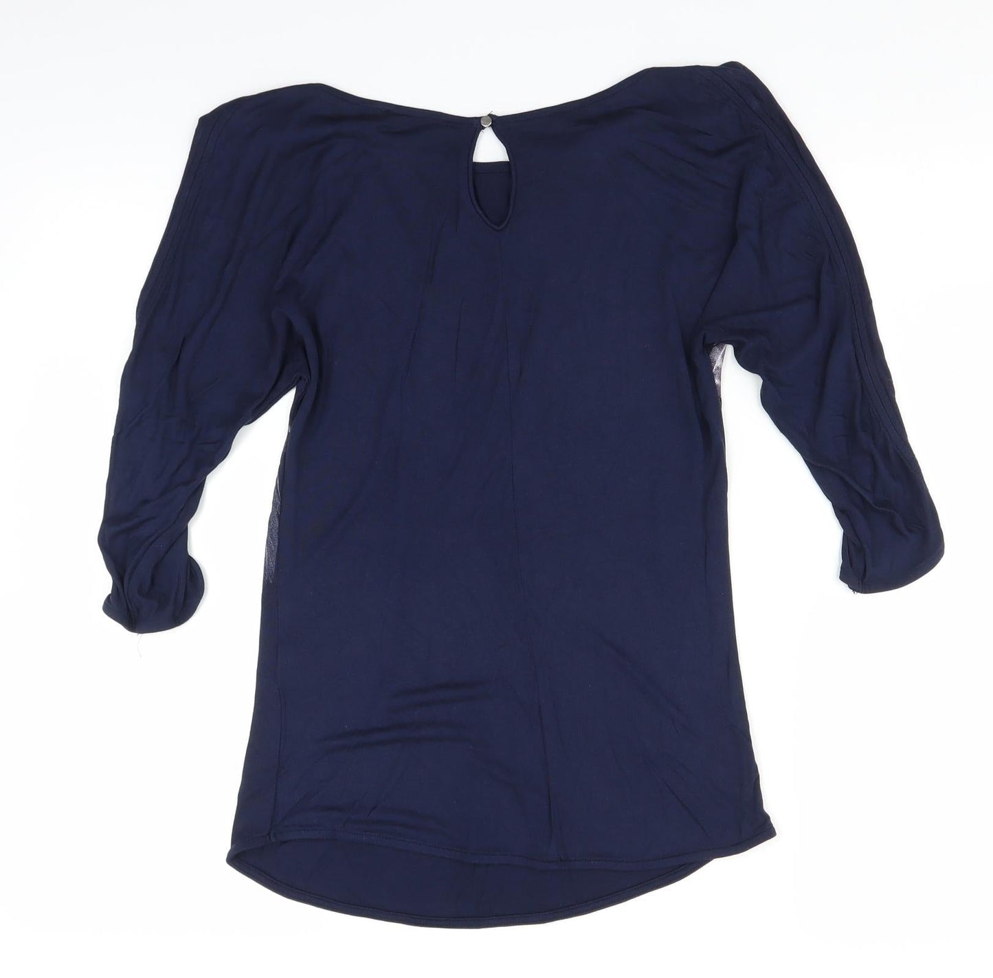 Womens UK Size S ORSAY Blue Basic Blouse