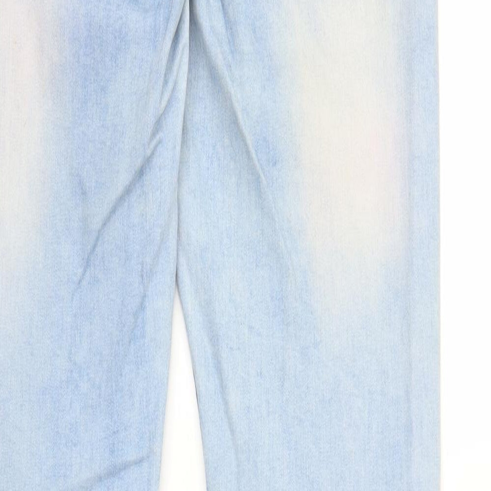 Mufti Womens Black  Denim Straight Jeans Size 34 in L32 in