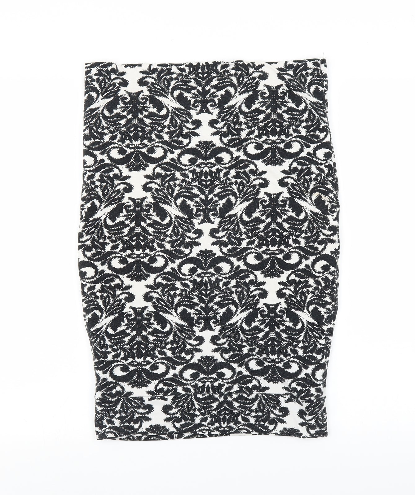 Papaya Womens White Geometric  Straight & Pencil Skirt Size 12