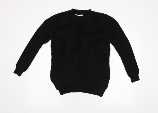 Primark Womens Black  Knit Pullover Jumper Size XS