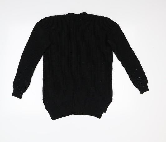 Primark Womens Black  Knit Pullover Jumper Size XS