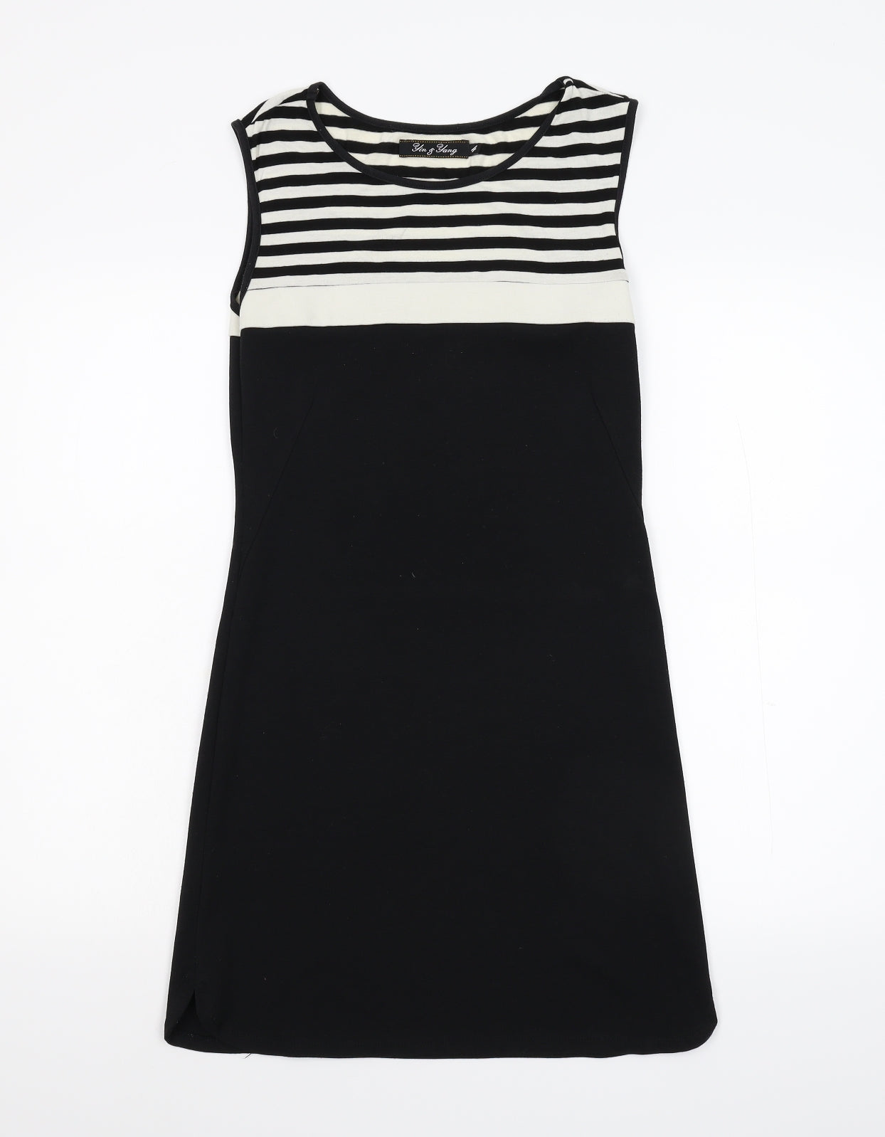 Yin & yang Womens Black Striped  Bodycon  Size 4