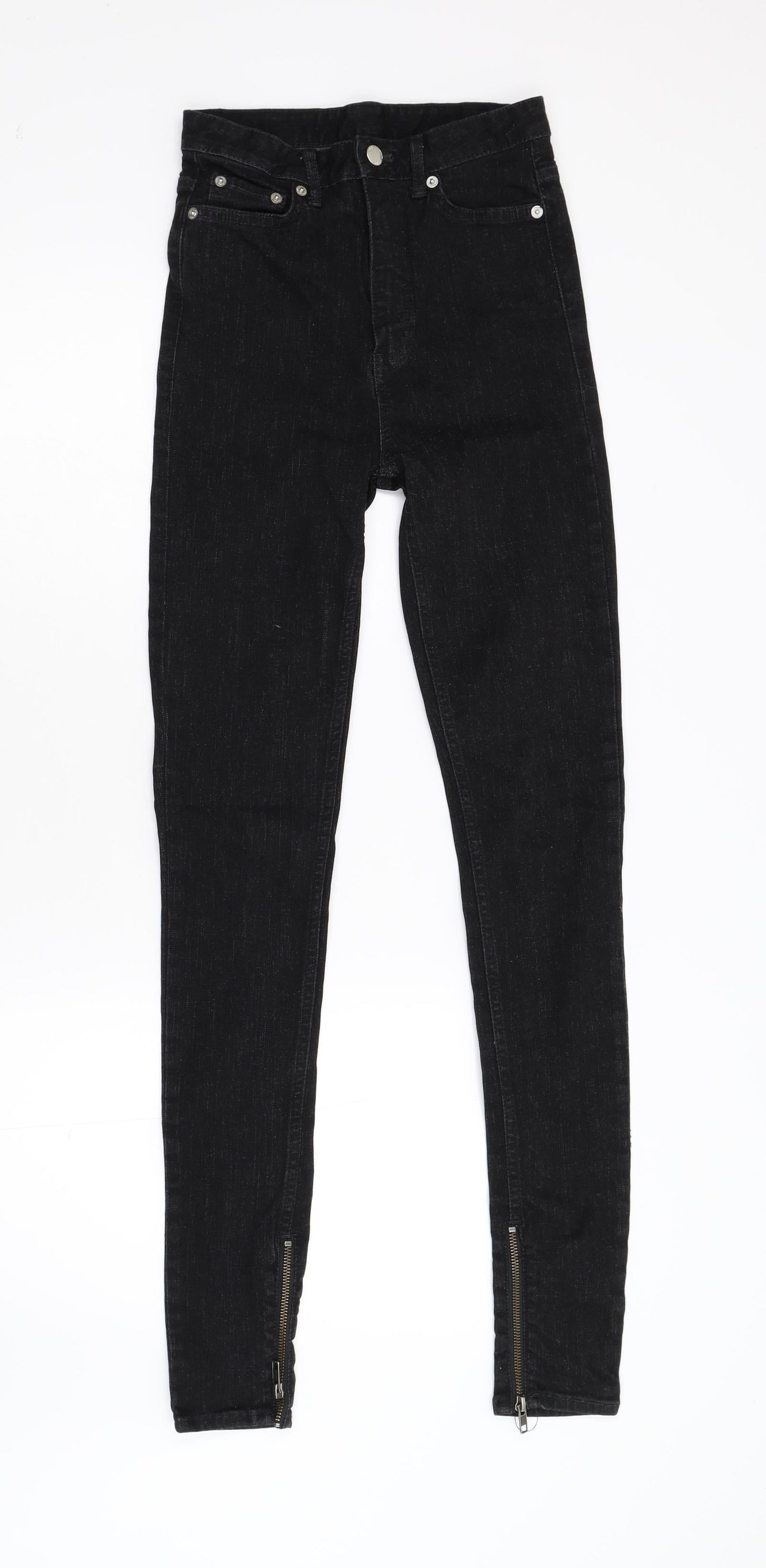 BLK DNM Womens Black   Skinny Jeans Size S L30 in