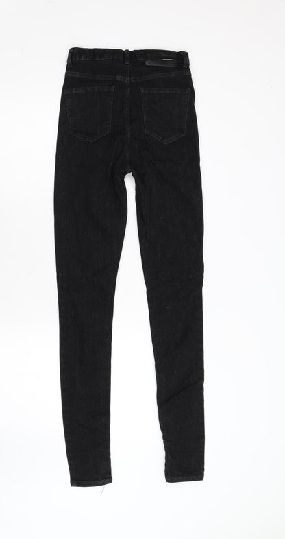 BLK DNM Womens Black   Skinny Jeans Size S L30 in