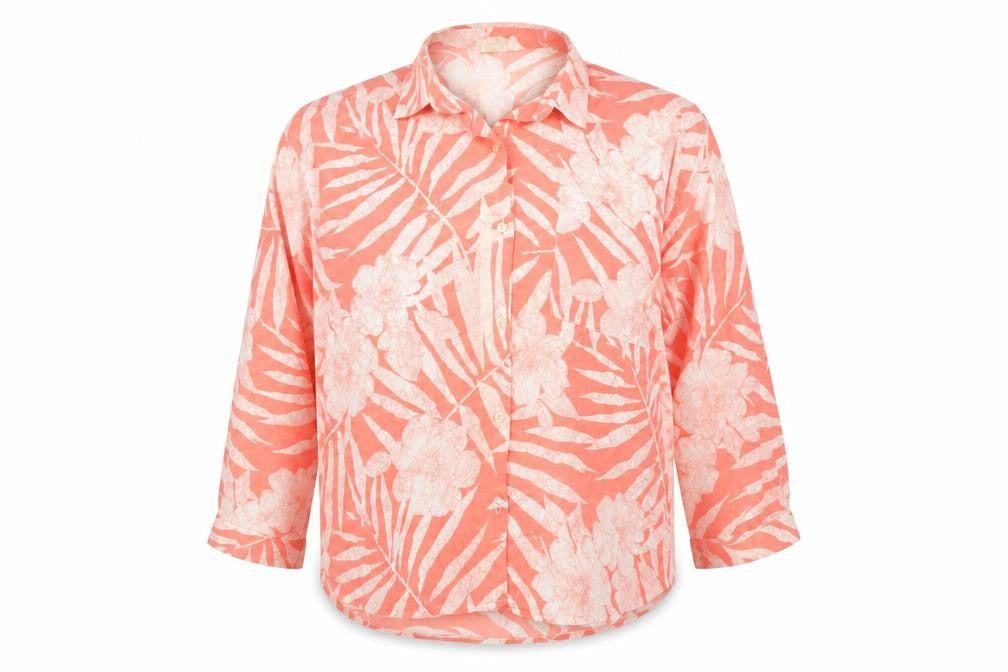 Womens UK Size 14 Preworn Pink Basic Blouse