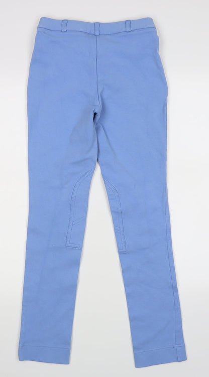 Womens UK Size 10 Preworn Regular Fit  Blue Trousers