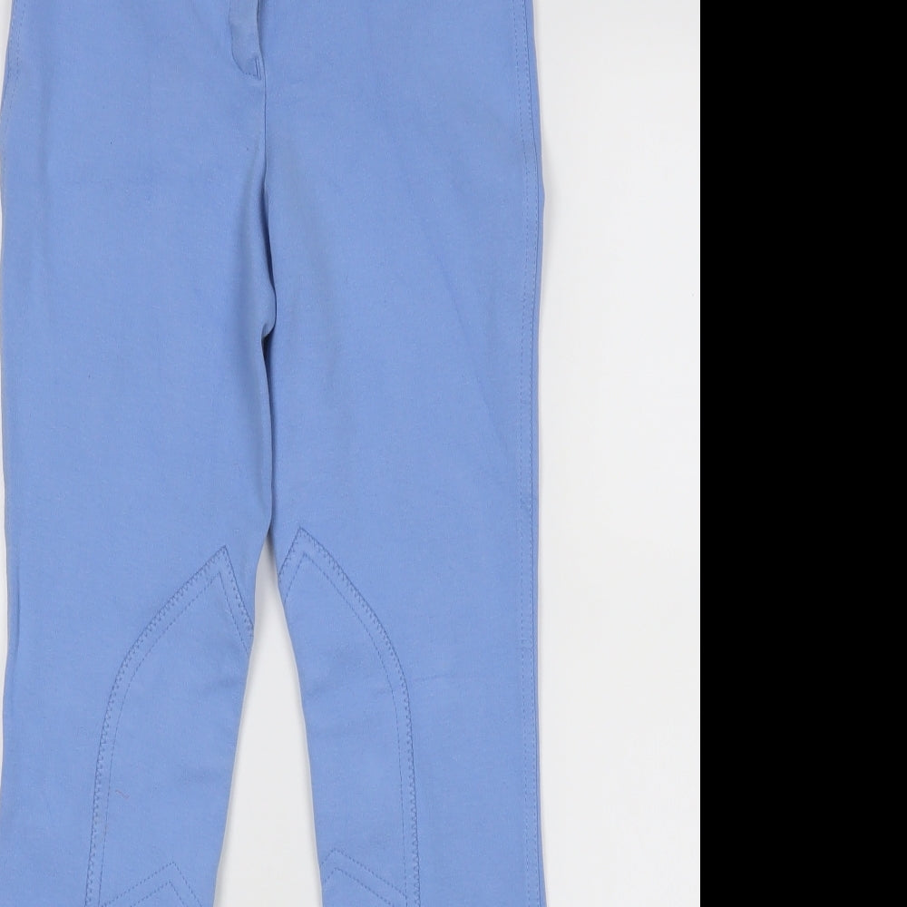 Womens UK Size 10 Preworn Regular Fit  Blue Trousers