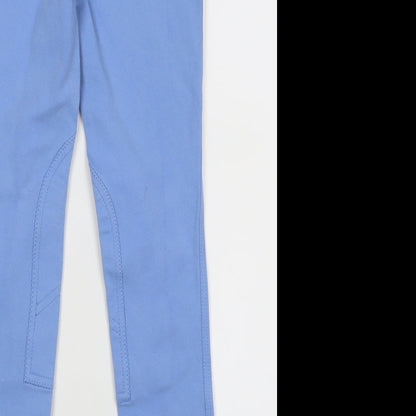 Womens UK Size 10 Preworn Regular Fit  Blue Trousers