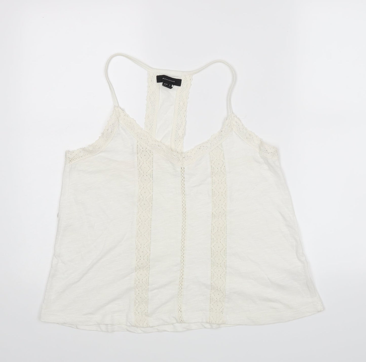 Atmosphere Womens White   Basic Blouse Size 12